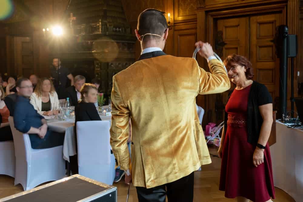 Zauberer in Dortmund bei einer Luxus Hochzeit